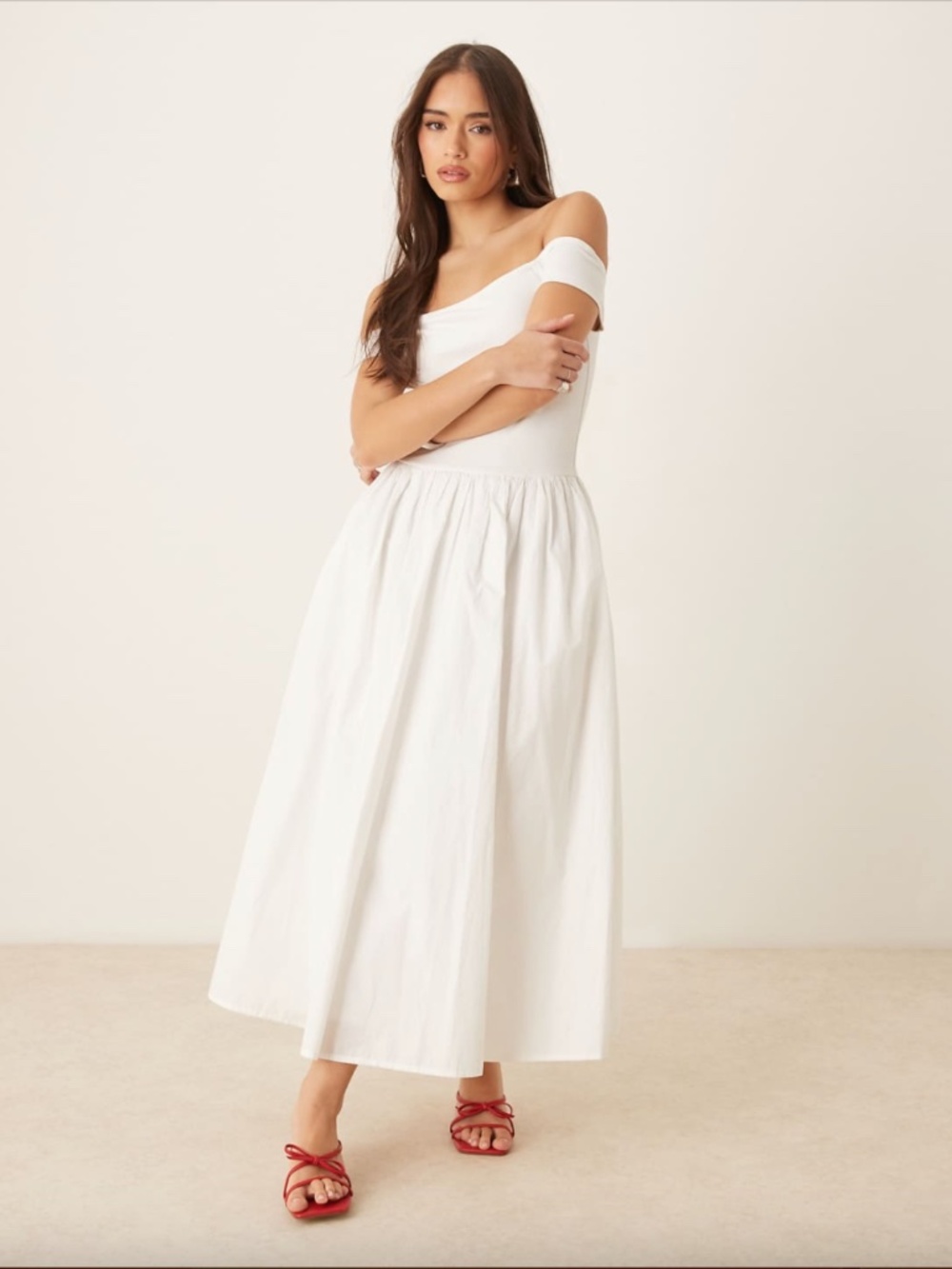 NWT Nobody's Child Bardot Midi Dress